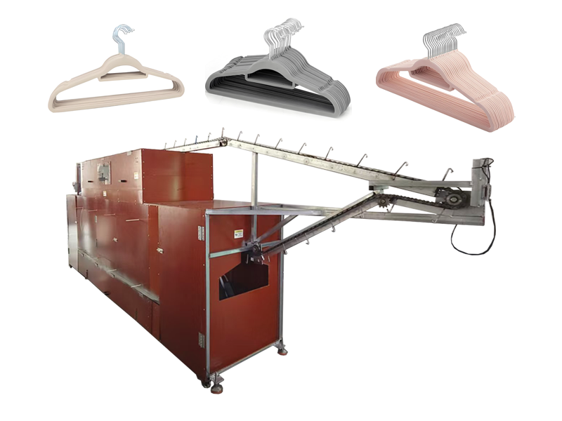 自动衣架植绒机为产品带来更高的附加值与市场竞争力